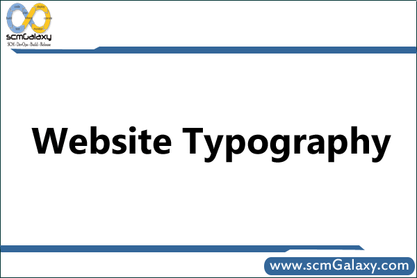 website-typography