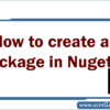 create-a-package-in-nuget