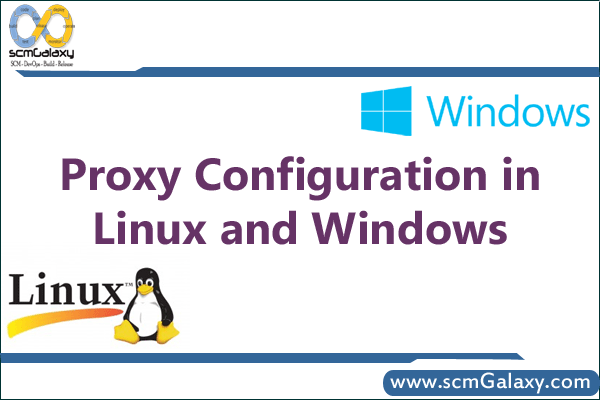How to Set or Configure Proxy in Linux and Windows System? – scmGalaxy