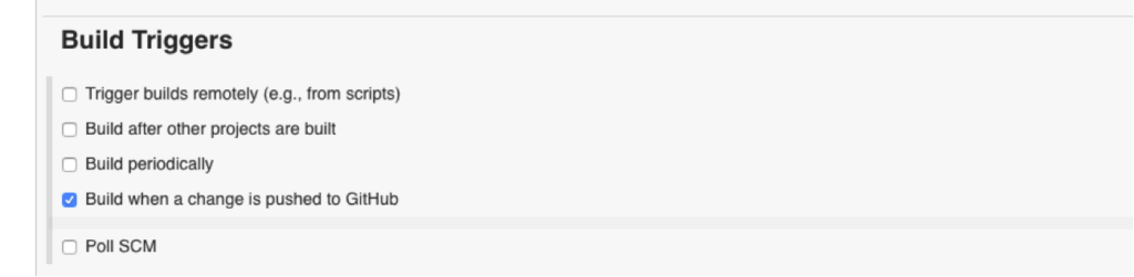 How to build when a change is pushed to GitHub in Jenkins? - scmGalaxy