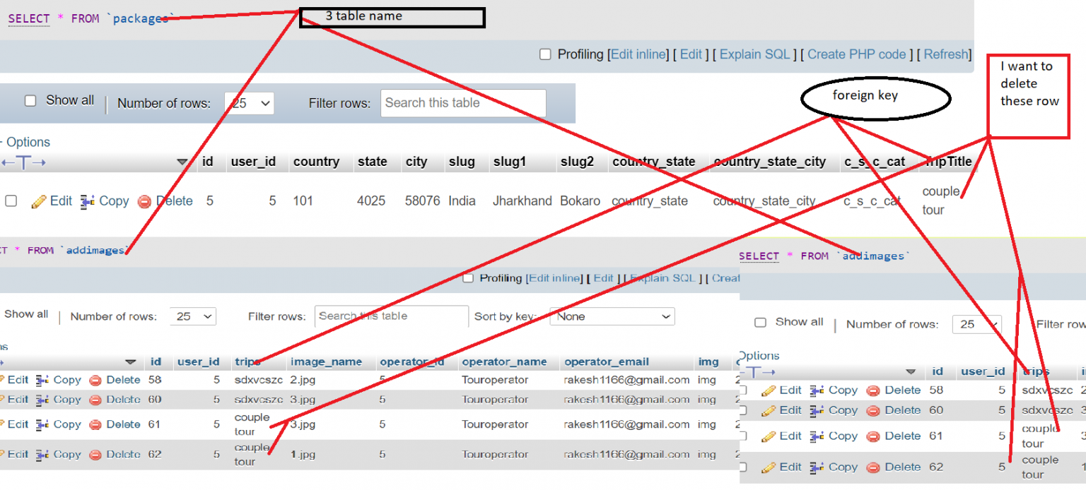 How to delete multiple table rows using one delete button In Laravel ...