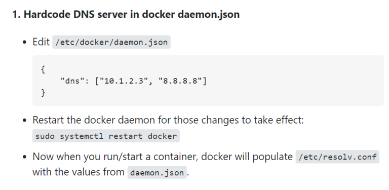 Docker Issues - docker Container running is Linux VM has no internet ...