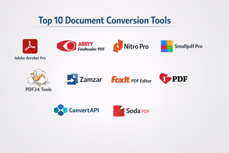 Top 10 Document Conversion Tools: Features, Pros, Cons & Comparison ...