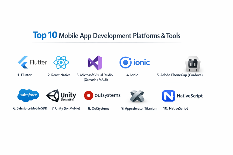 Top 10 Mobile App Development Platforms: Features, Pros, Cons ...