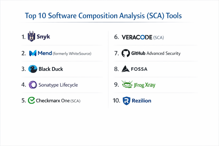 Top 10 Software Composition Analysis (SCA) Tools: Features, Pros, Cons ...
