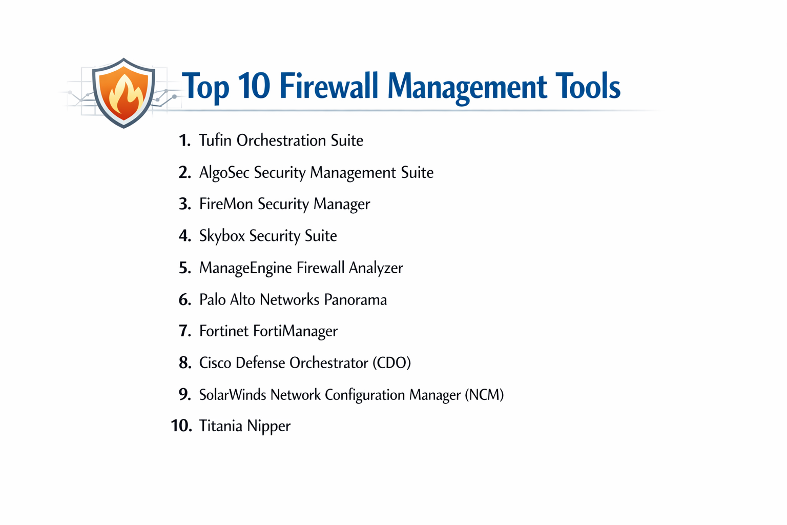 Top 10 Firewall Management Tools: Features, Pros, Cons & Comparison ...