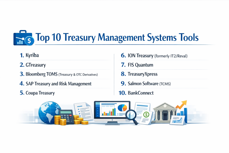 Total Treasury System Top 10 Treasury Management Systems: Features, Pros, Cons & Comparison ...