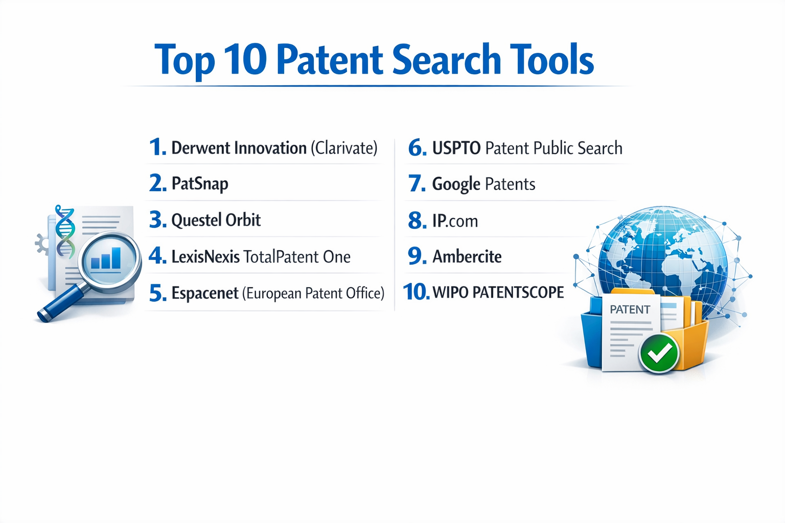 Top 10 Patent Search Tools: Features, Pros, Cons & Comparison - scmGalaxy