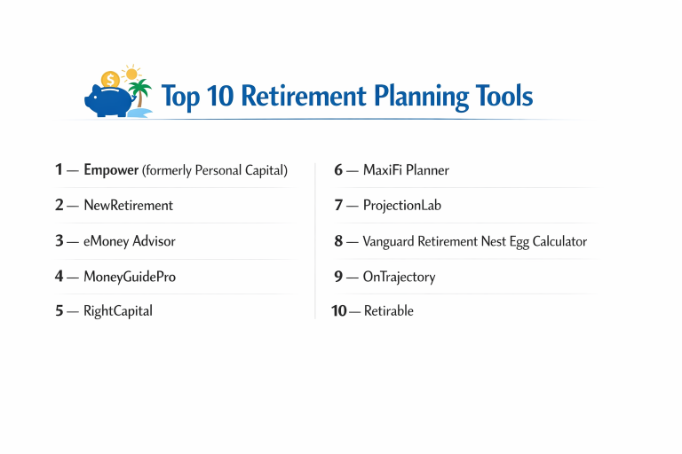 Feature Retirement Top 10 Retirement Planning Tools: Features, Pros, Cons & Comparison ...