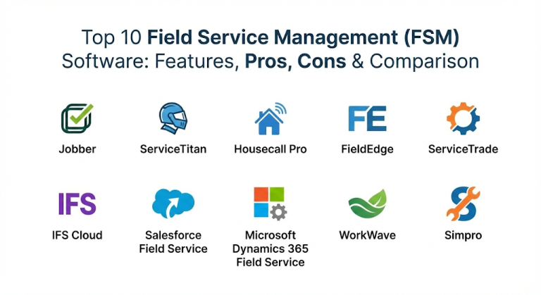 Top 10 Field Service Management (FSM) Software: Features, Pros, Cons ...