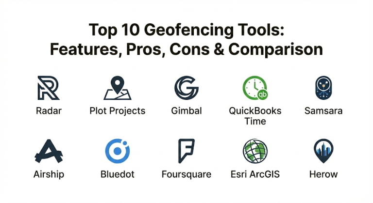 Top 10 Geofencing Tools: Features, Pros, Cons & Comparison - scmGalaxy