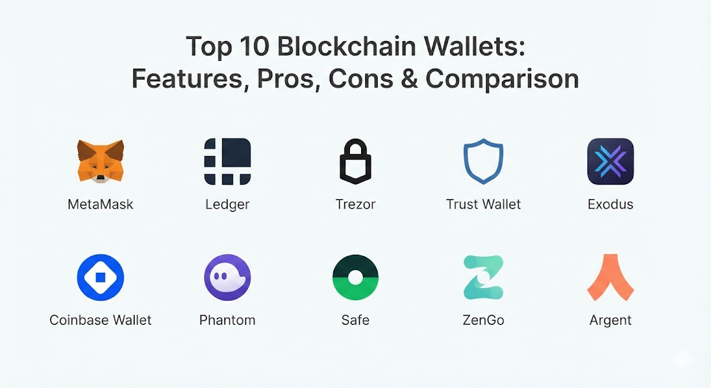 Top 10 Blockchain Wallets: Features, Pros, Cons & Comparison - scmGalaxy