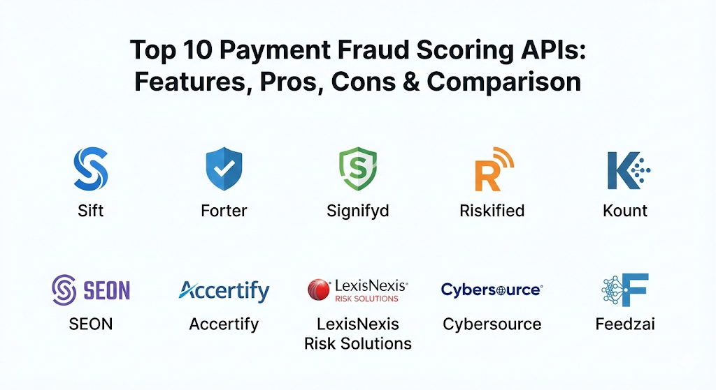 Top 10 Payment Fraud Scoring APIs: Features, Pros, Cons & Comparison ...