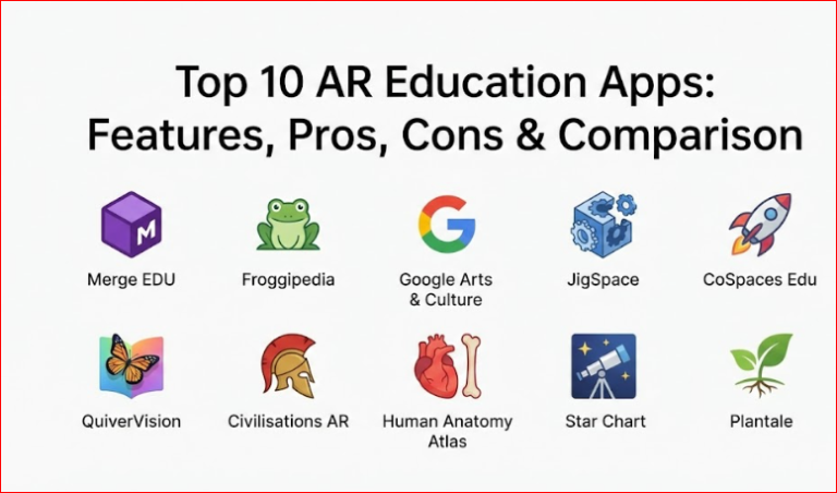 Top 10 AR Education Apps: Features, Pros, Cons & Comparison - scmGalaxy