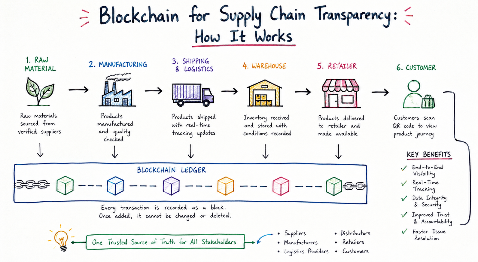 Blockchain for Supply Chain Transparency: How It Works - scmGalaxy